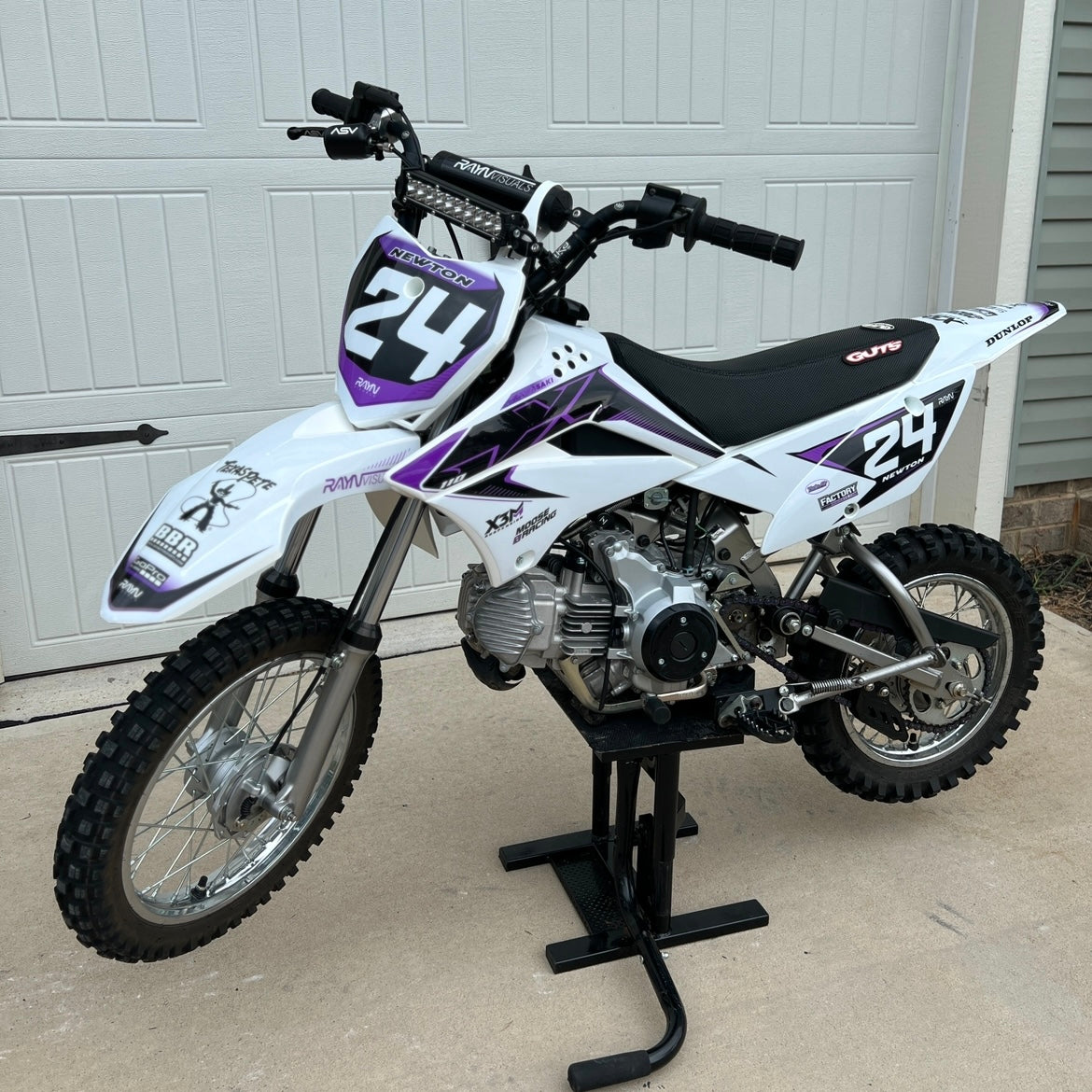 Purple RAYN KLX